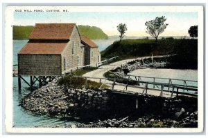 1950 View Of Old Mill Pond House Castine Maine ME Posted Vintage Postcard