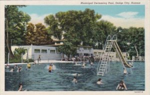 Kansas Dodge City Municipal Swimming Pool Curteich