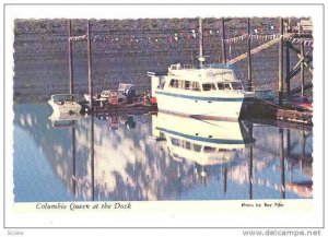 Columbia Queen At Dock, Cruise To The Columbia Glacier, Valdez, Alaska, PU-1980