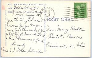 Large Letter  GREETINGS from the COLORFUL SOUTHWEST  Reg Manning 1942 Postcard