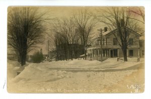 NY - Castile. South Main Street from Bank Corner ca 1919  RPPC