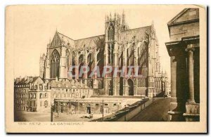 Old Postcard Metz Cathedral