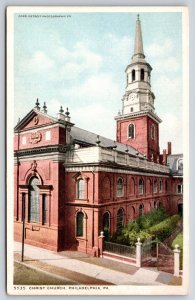 Detroit Pub Co~Philadelphia Pennsylvania~Christ Church Street View~Vintage PC