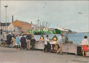 Norway Postcard - Stavanger, View of The Fish Market  RR19370