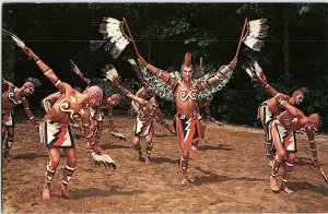 Chrome INDIAN SCENE Cherokee North Carolina NC AH8640