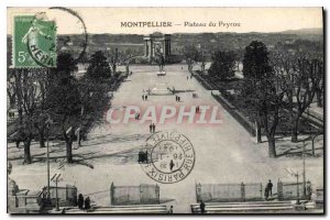 Old Postcard Montpellier Plateau Peyrou