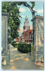 DENVER, Colorado CO ~ City Park GATEWAY and EAST HIGH SCHOOL c1940s  Postcard