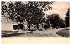 Connecticut  Simsbury , Main Street, Horse Buggy , 