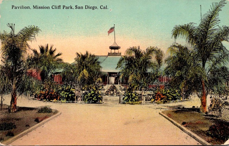 California San Diego Mission Cliff Park Pavilin