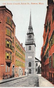 Old North Church Salem St. - Boston, Massachusetts MA