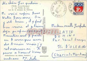 Postcard Modern Fumel (Lot et Garonne) The Lot Valley View from the Terrace o...