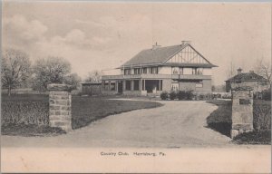 Postcard Country Club Harrisburg PA