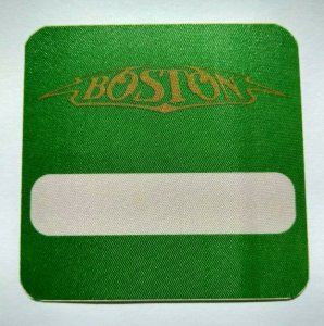 Boston Backstage Pass Original 1994 Hard Rock Music Concert Tour Cloth Fabric