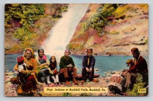 Hopi Indians  Buckhill  Pennsylvania   Postcard