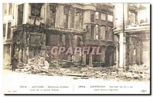 Repro Houses Antwerp Brulees Pres De La Place Antwerp Green Houses Burned Up ...