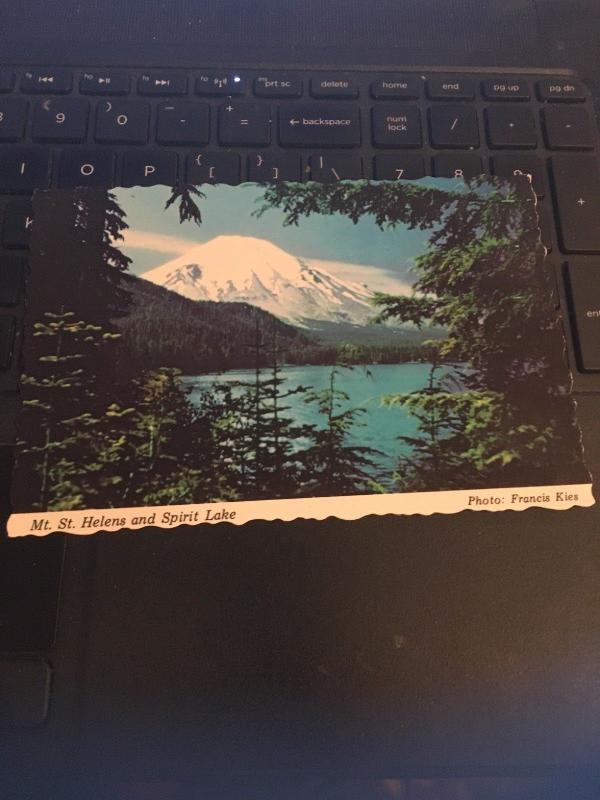 Vintage Postcard:Spirit Lake and  Mt St Helens Washington (#11)