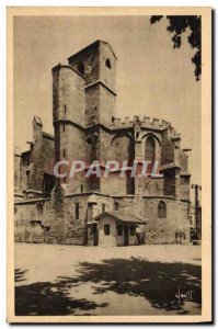 Old Postcard Narbonne Hotel De Ville Museum lapidary Old convent of Benedictine