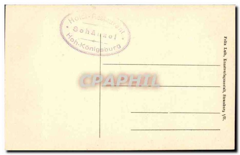 Old Postcard Hohkönigsburg