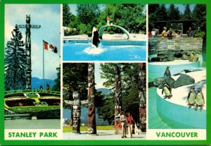 Canada Vancouver Stanley Park Multi View Totem Poles Penguins and More