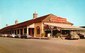 Vintage Postcard Cafe Du Monde Coffee Stand French Market New Orleans Louisiana