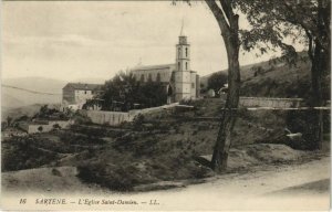 CPA Sartene Eglise Saint Damien CORSICA (1078075)