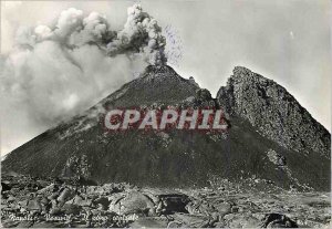 Postcard Modern Napoli Vesuvio It Cono Central Volcano