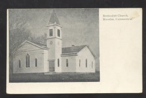 MOODUS CONNECTICUT METHODIST CHURCH VINTAGE POSTCARD 1908