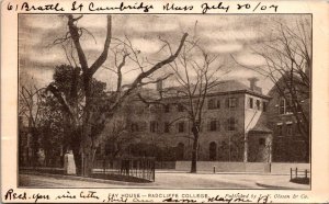 Fay House, Radclife College Cambridge MA c1907 Vintage Postcard Q76