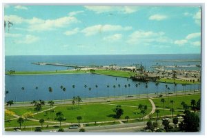 1970 Waterfront Park Tampa Bay Towards Municipal St. Petersburg Florida Postcard