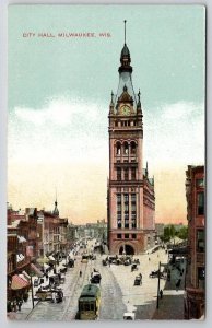 Milwaukee WI City Hall Wisconsin Postcard E28