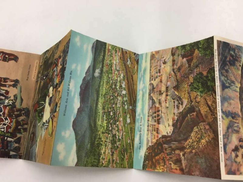 Northern Arizona Scenic View Souvenir Folder Antique Postcard K92221