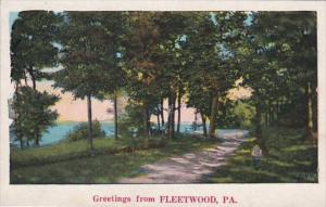 Pennsylvania Greetings From Fleetwood 1931