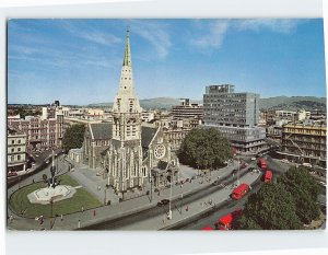 Postcard Cathedral Square Christchurch New Zealand