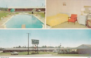 MARIETTA, Georgia, 1950-60s; 3-Views, Mayflower Motel, Swimming Pool, Classic...