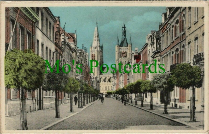 Belgium Postcard - Ypres - Rue De Lille - Leper - Rijsselstraat   RS26202