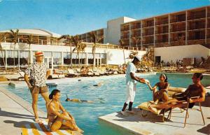 Southampton Bermuda Carlton Beach Pool View Vintage Postcard K51110