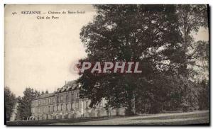 Postcard Old Sezanne Chateau Sans Souci Riviera Park