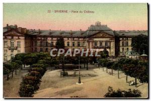 Old Postcard Saverne Place du Chateau