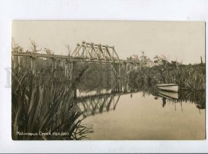 415603 NEW ZEALAND Mahinapua Creek Vintage photo postcard