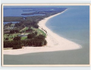 Postcard Beautiful Aerial Panoramic View of Captiva Florida USA