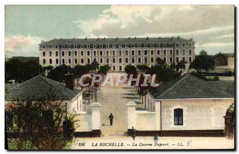 Postcard Old Army Barracks La Rochelle barracks Duperre