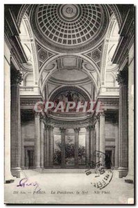 Old Postcard Paris Pantheon The nave