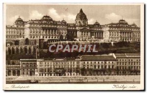 Old Postcard Budapest Königl Burg Royal Palace Royal castle Palazzo Reale Hu...