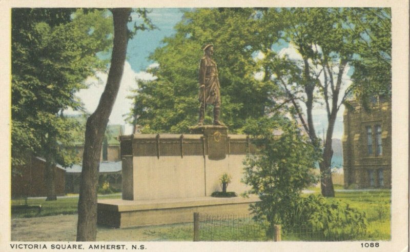 AMHERST , Nova Scotia, 1930-40s ; Victoria Square