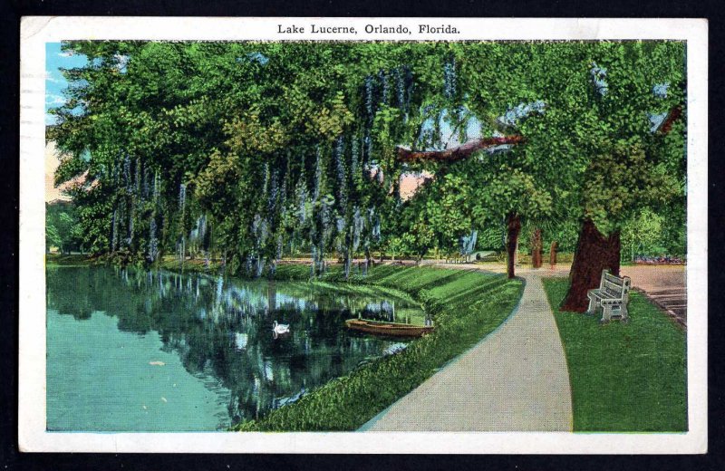 Florida ORLANDO Lake Lucerne pm1931 ~ WB