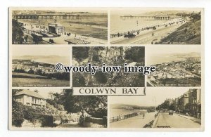 tq1326 - Multiview x 7, of Various Early Views around Colwyn Bay - postcard 