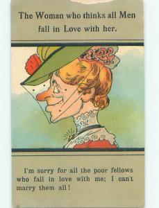 Divided-Back COMIC SCENE Great Postcard AA9935