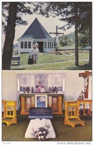 2-Views, La Gaspesie, Souvenir Chapel: The Tomb Of Father Watier, Pointe Nava...