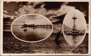 South Africa The Pier Cape Town Vintage RPPC C040