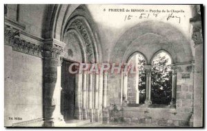 Postcard Old Prioress Binson Chapel Porch